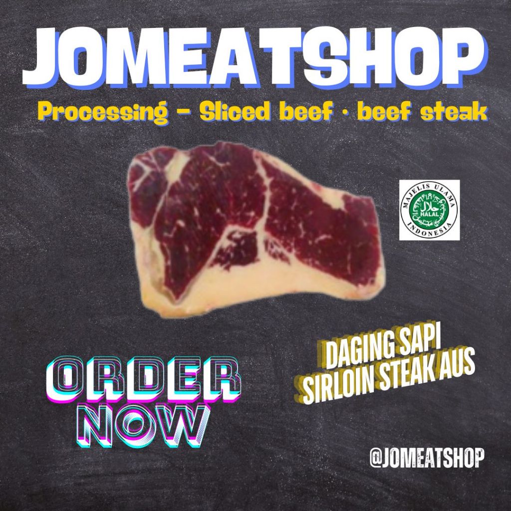 

Daging Sapi Sirloin steak aus 200gr