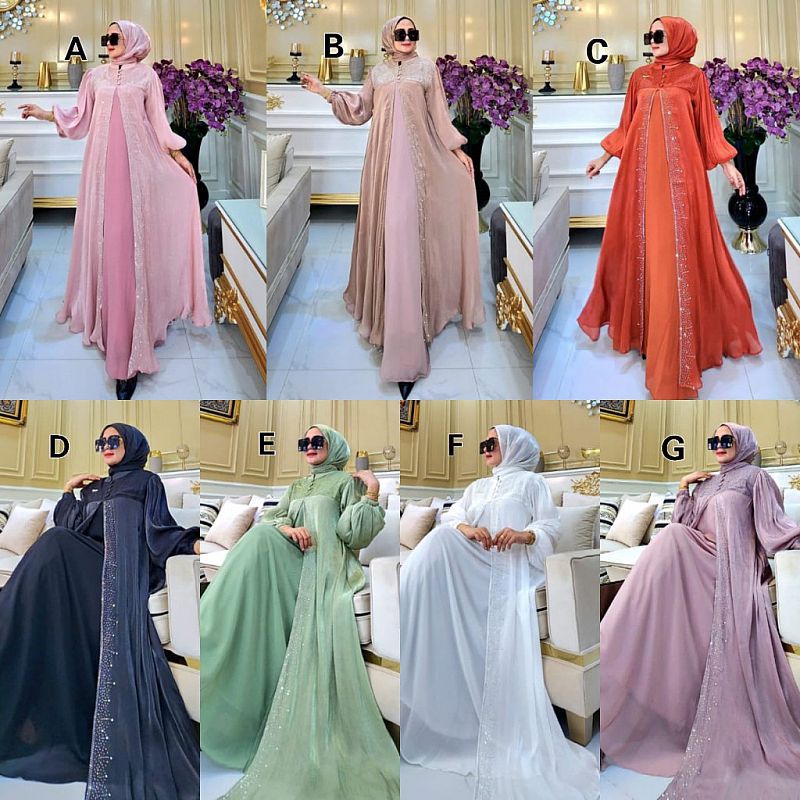 Dress Muslim Kirana Original Branded BY Ophie