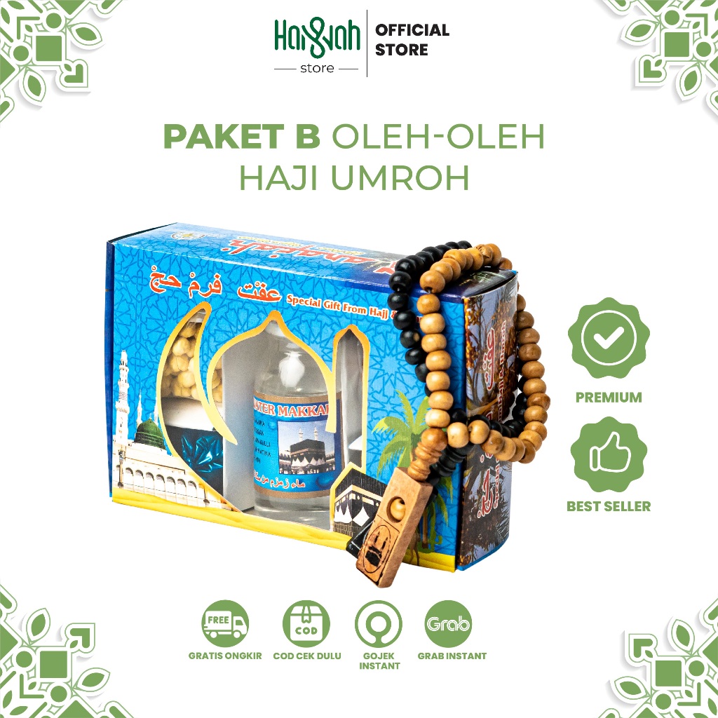 

Paket "B" Oleh oleh Haji Umroh Murah dan Lengkap