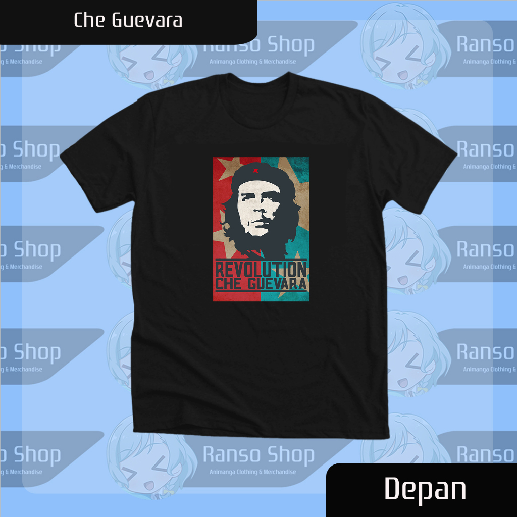 Kaos Che Guevara Revolution / Baju Che Guevara Revolution / T-shirt Che Guevara Distro Sablon DTF Pr