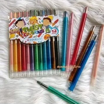

CRAYON PUTAR 12PC SQUEEZY
