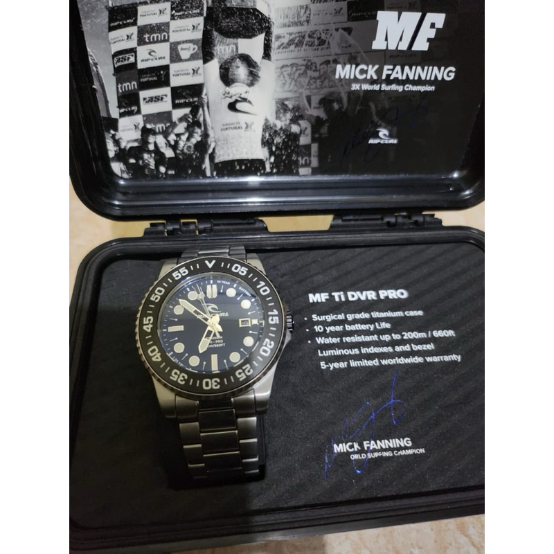 Jam tangan ripcurl Mick Fanning Titanium DVR Pro Watch