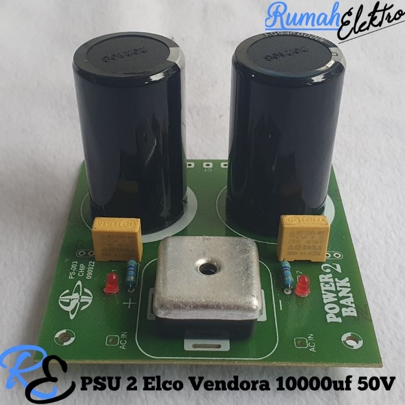 Kit PSU 2 Elco Vendora 10000uf 50V original