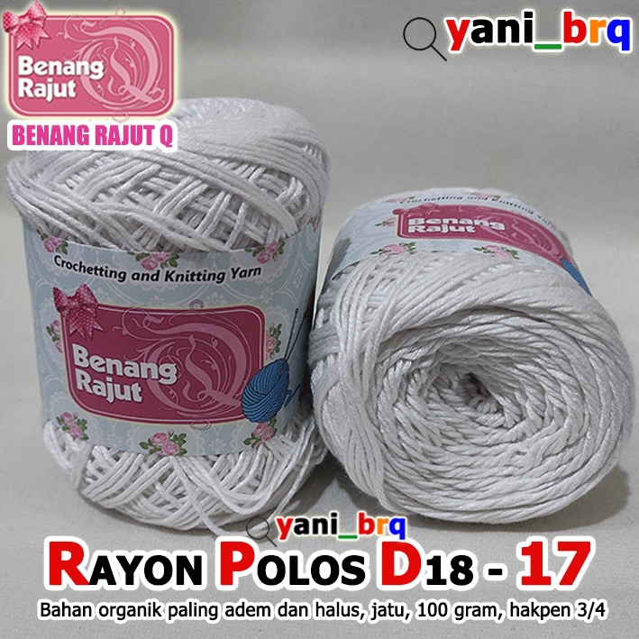 RP 17 PUTIH RAYON POLOS