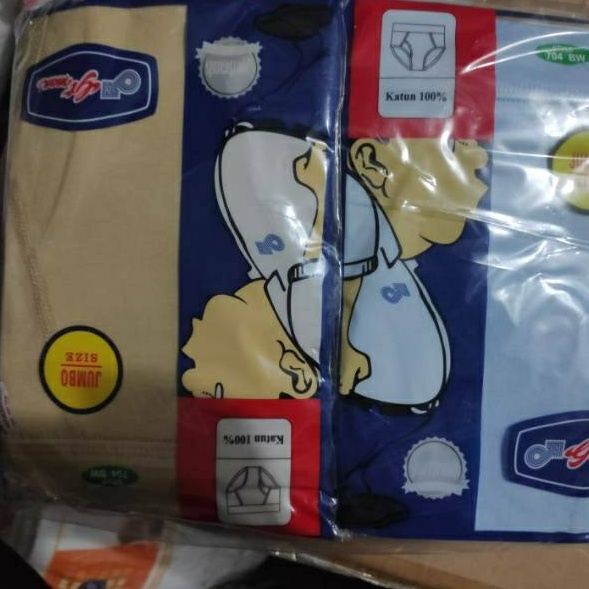 1111 CELANA DALAM GT MAN JUMBO SIZE WARNA DAN PUTIH  CD GT MAN UKURAN BESAR  CD GT MAN JUMBO BIG SIZ