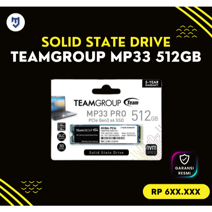 SSD NVME TEAMGROUP MP33 512GB