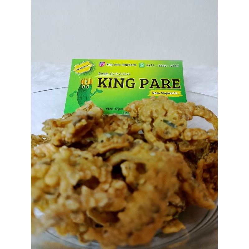 

Keripik pare crispy tidak pahit. Kemasan 250gr by King Pare Mojokerto