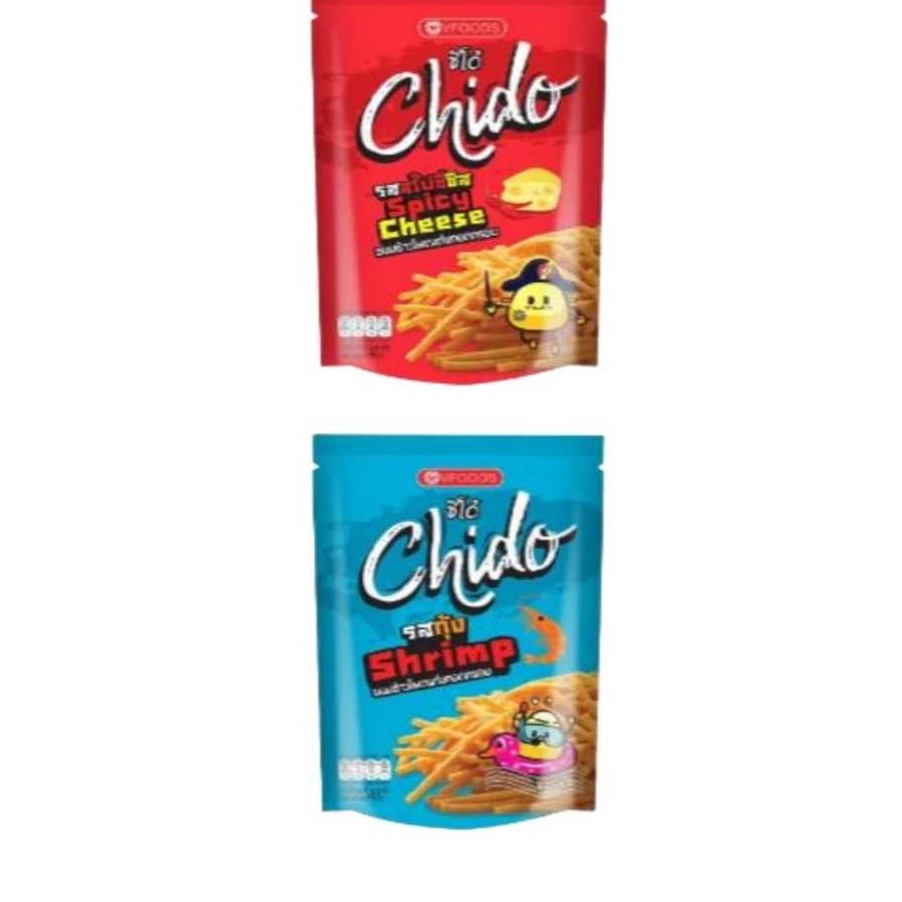 

55 COD VFOODS CHIDO Fried Corn Sticks Shrimp Spicy Cheese 4g VFOOD MIX ALL Varian 5g