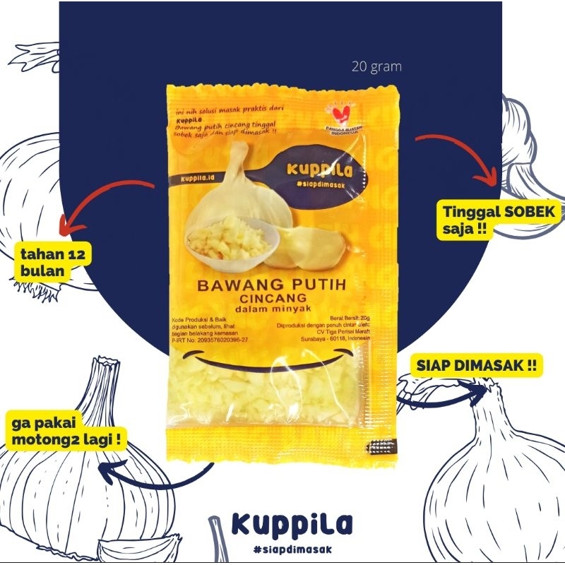 

Bawang Putih Cincang Instant