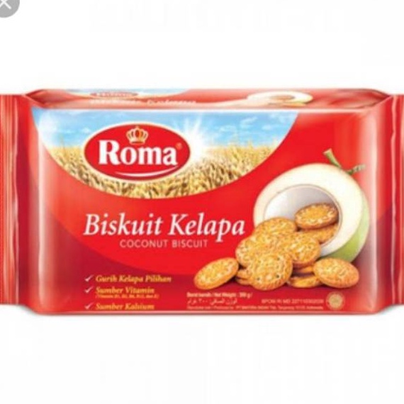 

Ready Stok Roma Kelapa Biskuit 3gr 1 Pcs