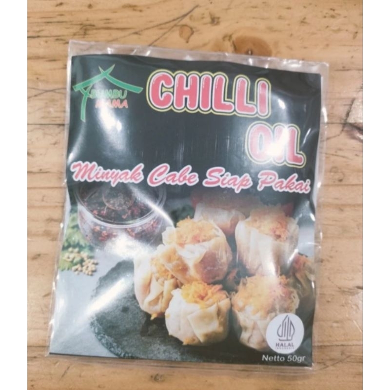

Bumbu Chilli Oil Minyak Cabe Siap Pakai 50 gr