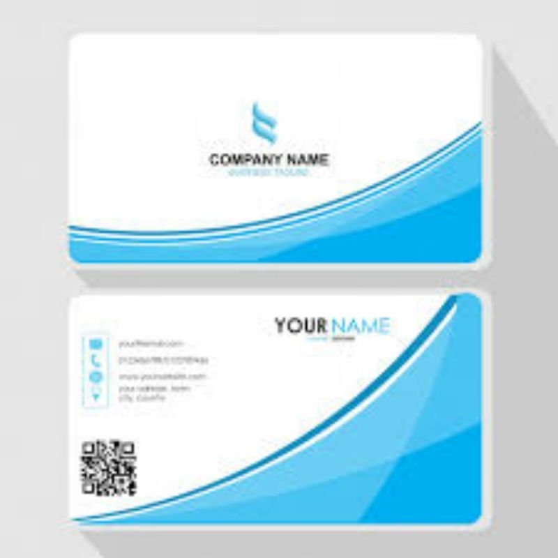 

kartu nama dan papan nama