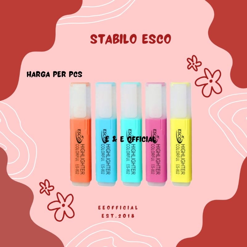 

STABILO ESCO / HIGHLIGHTER ESCO / STABILO WARNA WARNI