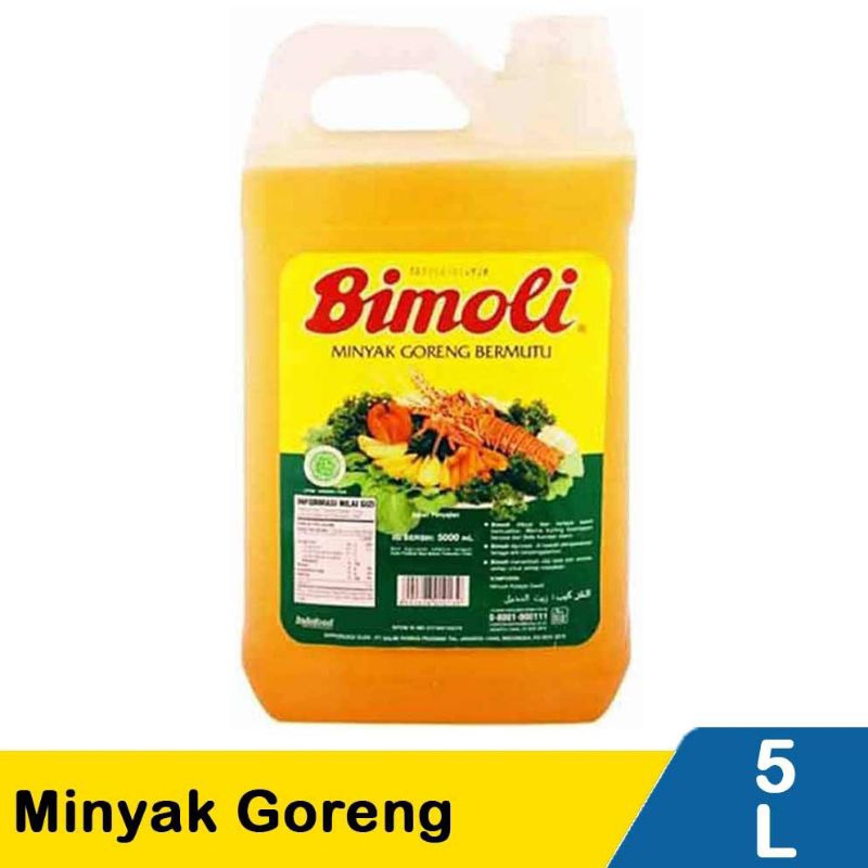 Minyak Goreng Bimoli 5 Liter satuan murah