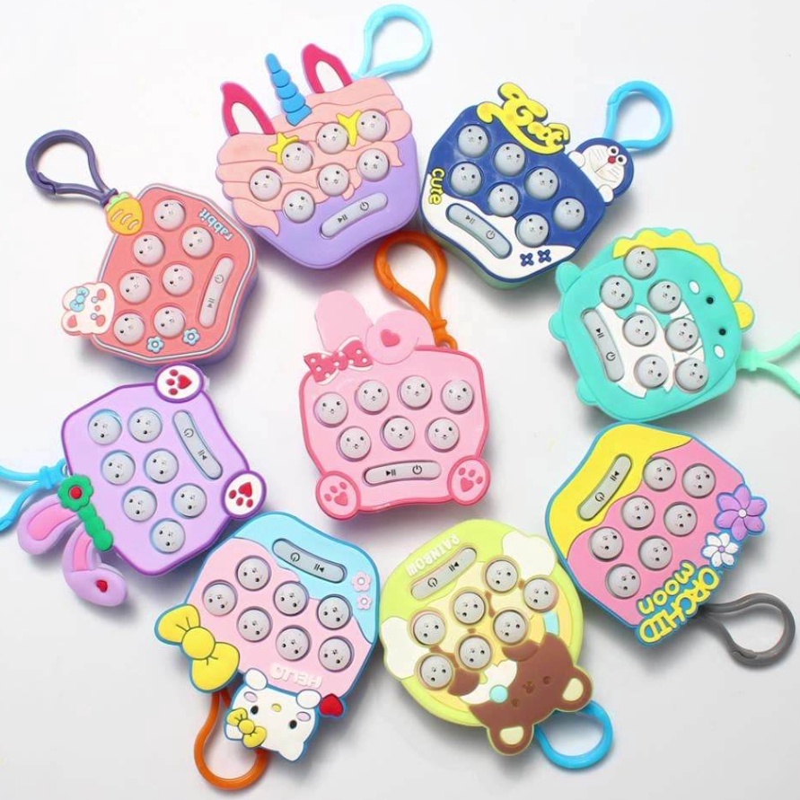 DiSkon  Pop it elektronik mini Up Press Game Otomatis Fidget Toys Light