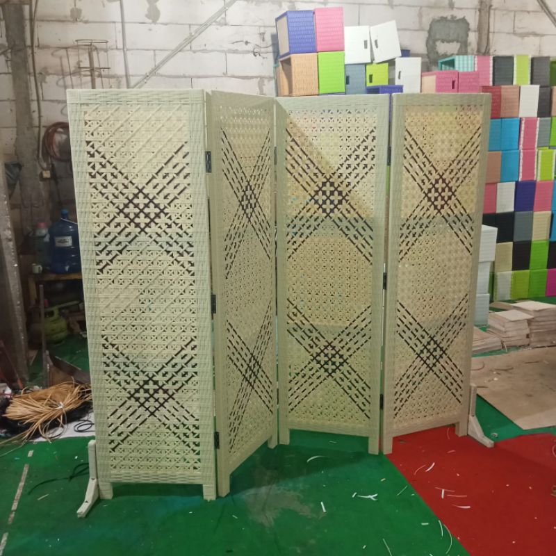 Sketsel Ruangan Rotan Sintetis Pintu 4