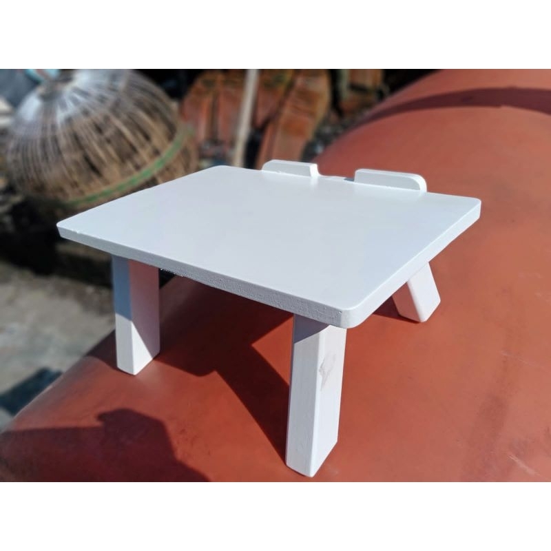 stand laptop tatakan penyimpanan laptop meja buku meja Al-Qur'an