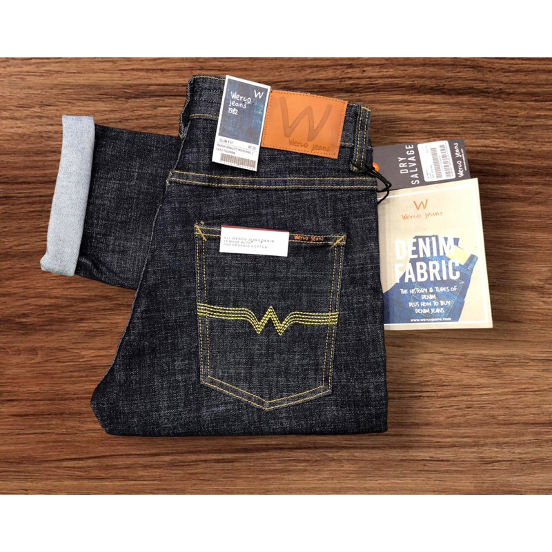 Panjang Pria Werco Celana Jeans Panjang Pria Slimfit Bahan Denim Stretch Polos Werco Denim - Celana 