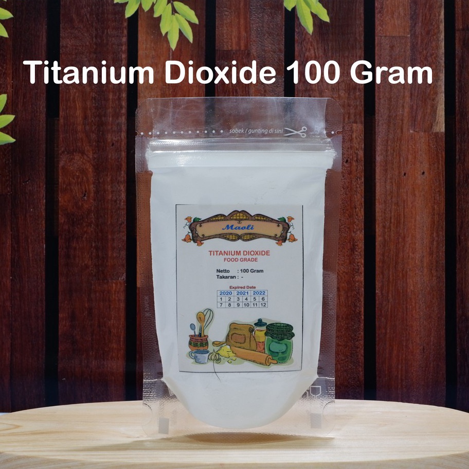 

Terbaru Titanium Dioxide 1 gram TiO2 Food Grade Bahan Pemutih Makanan Kosmetik Opaque White 117