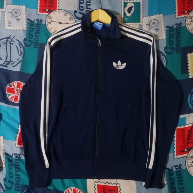 tracktop adidas firebird navy
