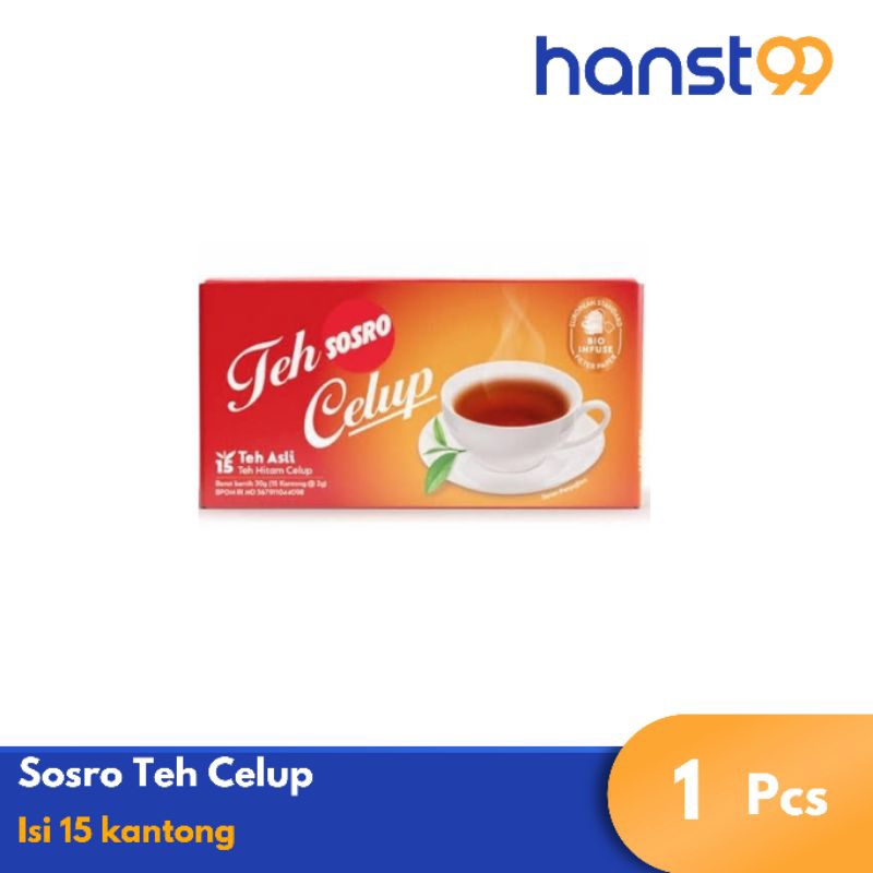 

Sosro Teh Celup isi 15 Kantong