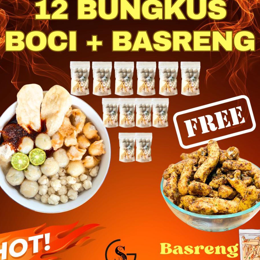 

XG34448 12 bungkus baso aci paket hemat aja basreng