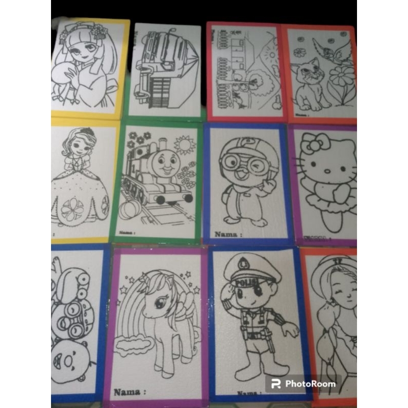 

RB paket 6 pics + cat 5 warna + palet cat + kuas ( lukis sterofoam double