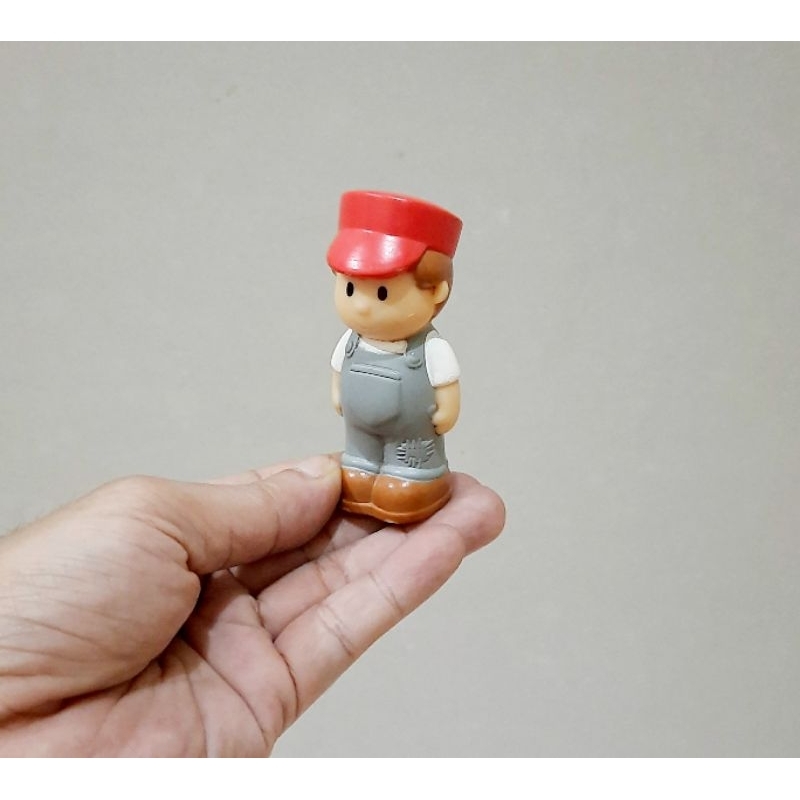 Figure ELC Happyland People Construction Builder Cute Size 8 Cm/ ELC