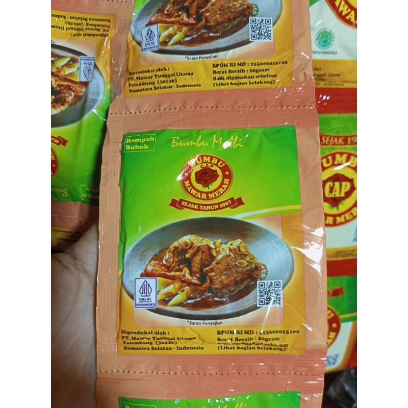 

Bumbu malbi cap mawar khas Palembang