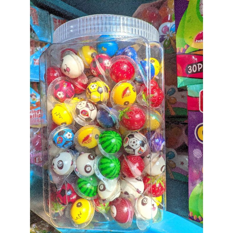 

PERMEN BOLA MATA MINI VARIAN GAMBAR DSM 1 TOPLES ISI 200 PCS