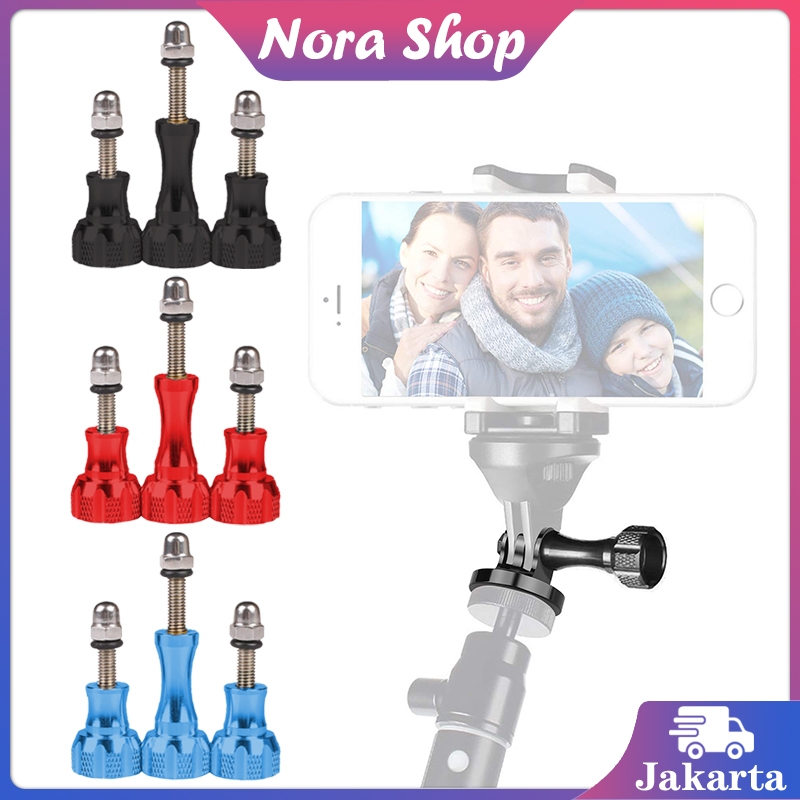 3pcs Thumb Screw Untuk Gopro Thumb Knob Baut Screw Alat Pemasangan Kamera Olahraga