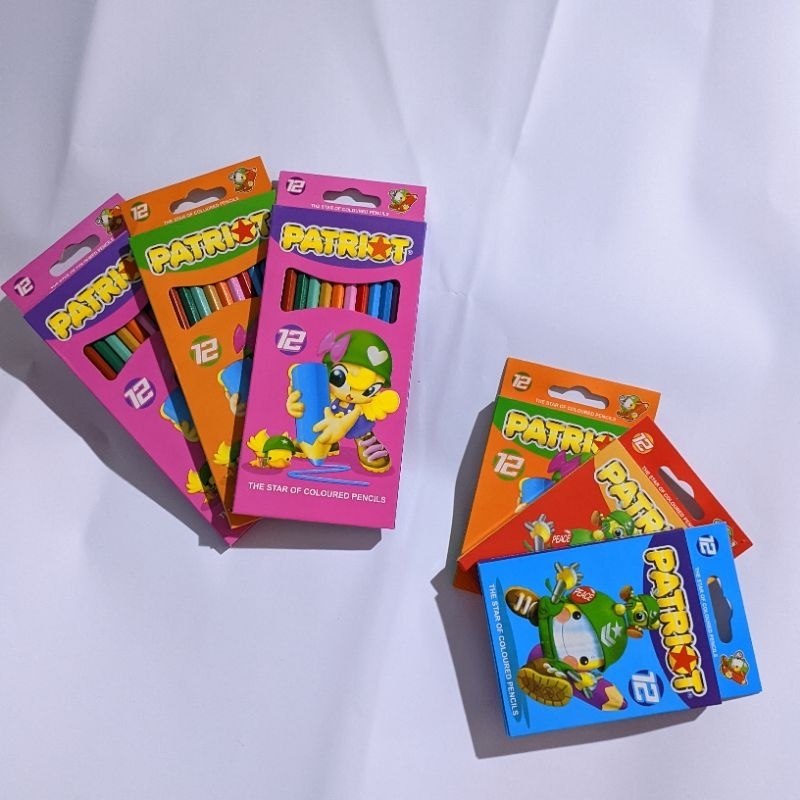 

PENSIL WARNA PATRIOT / ISI 12 WARNA / PENSIL WARNA PENDEK DAN PANJANG ORIGINAL