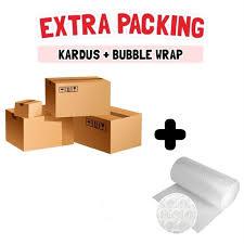 

Extra Packaging (Bubble Wrap + Kardus)