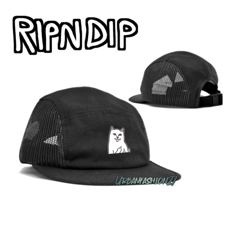 TOPI 5 PANEL VISOR PENDEK/FIVE PANEL COMBI TRUCKER DISTRO/CYCLING CAP OUTDOOR/RIPNDIP