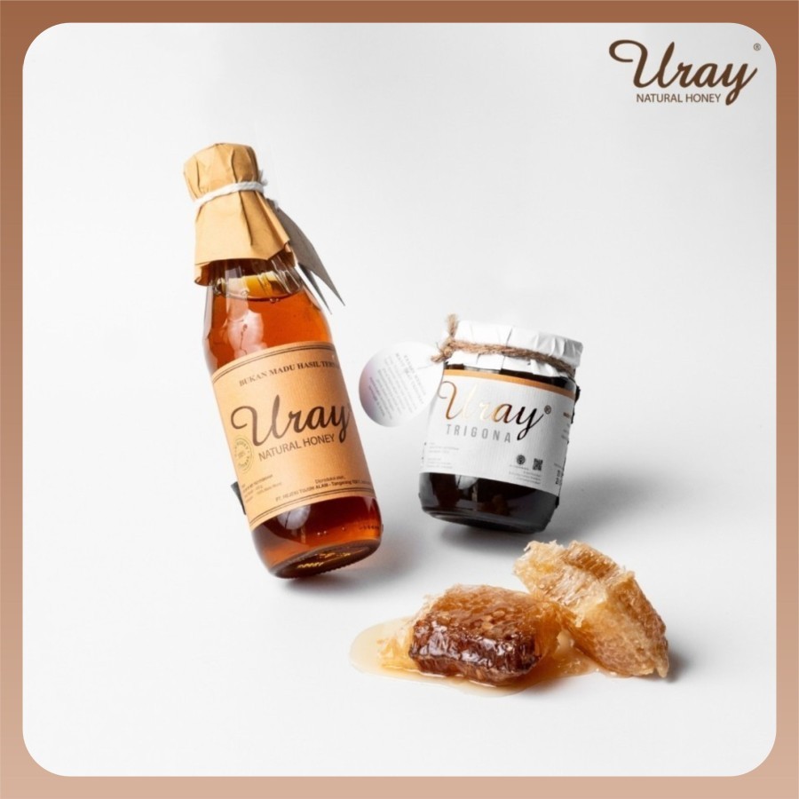 

Madu Uray Natural Honey Royal Jelly & Bee Pollen 875gr Madu Murni
