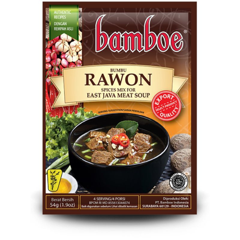 

STOK READY! Bamboe Export Bumbu Rawon 80 g
