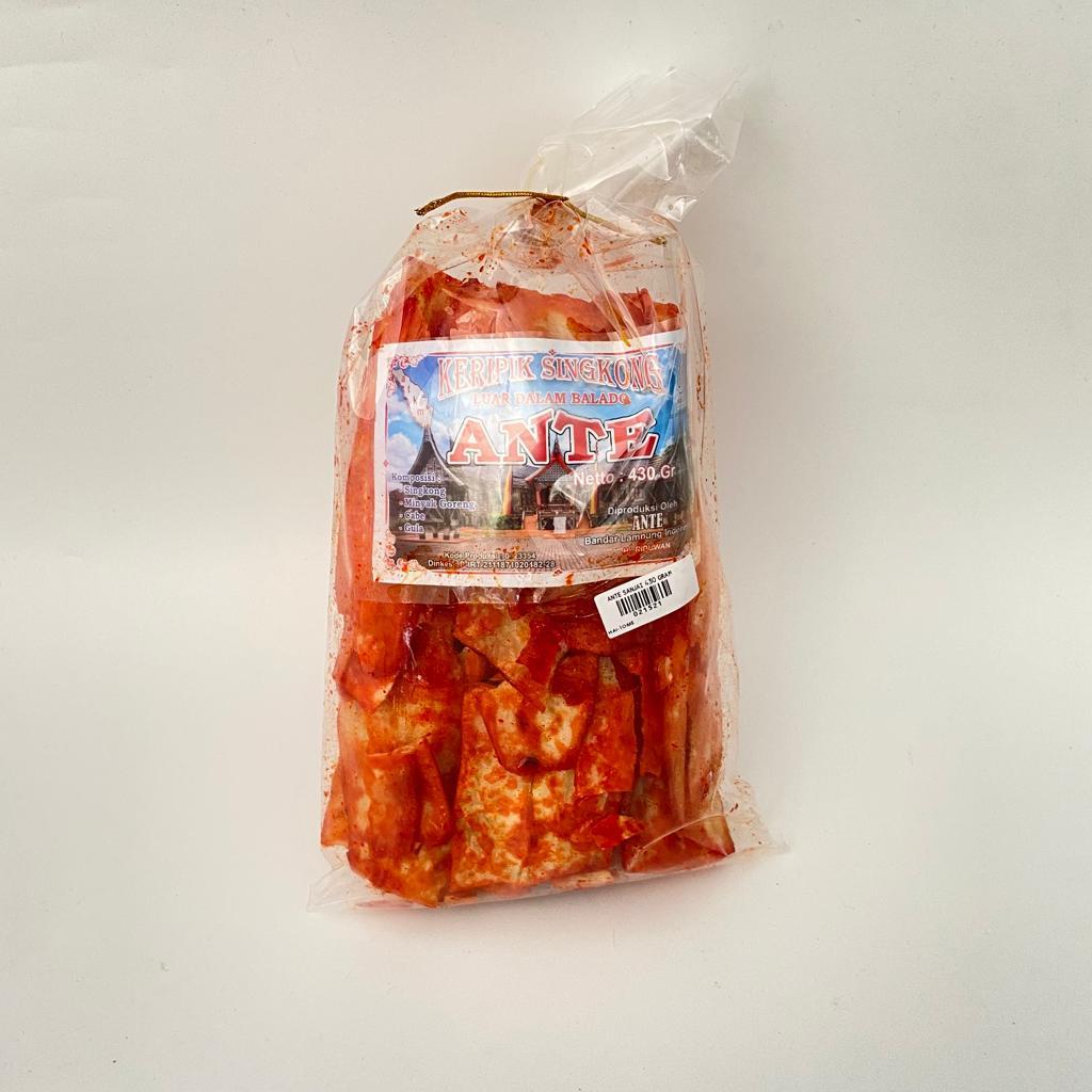 

Ante Keripik Singkong balado basah ubi tela 430 gram