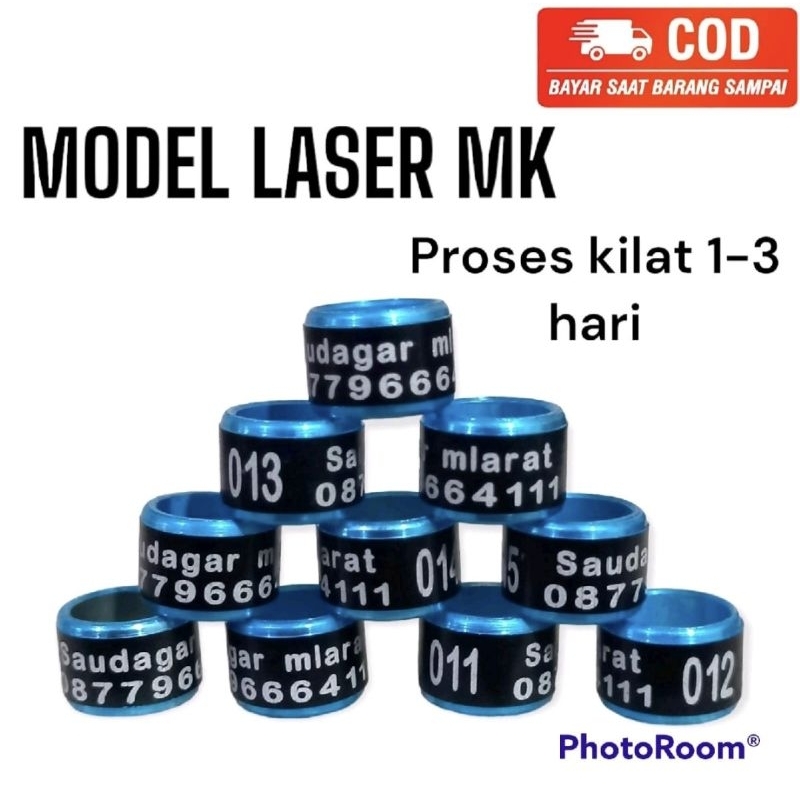 RING BURUNG MURAI/KENARI/LOVEBIRD/PERKUTUT/KACER/MERPATI/ANIS MERAH