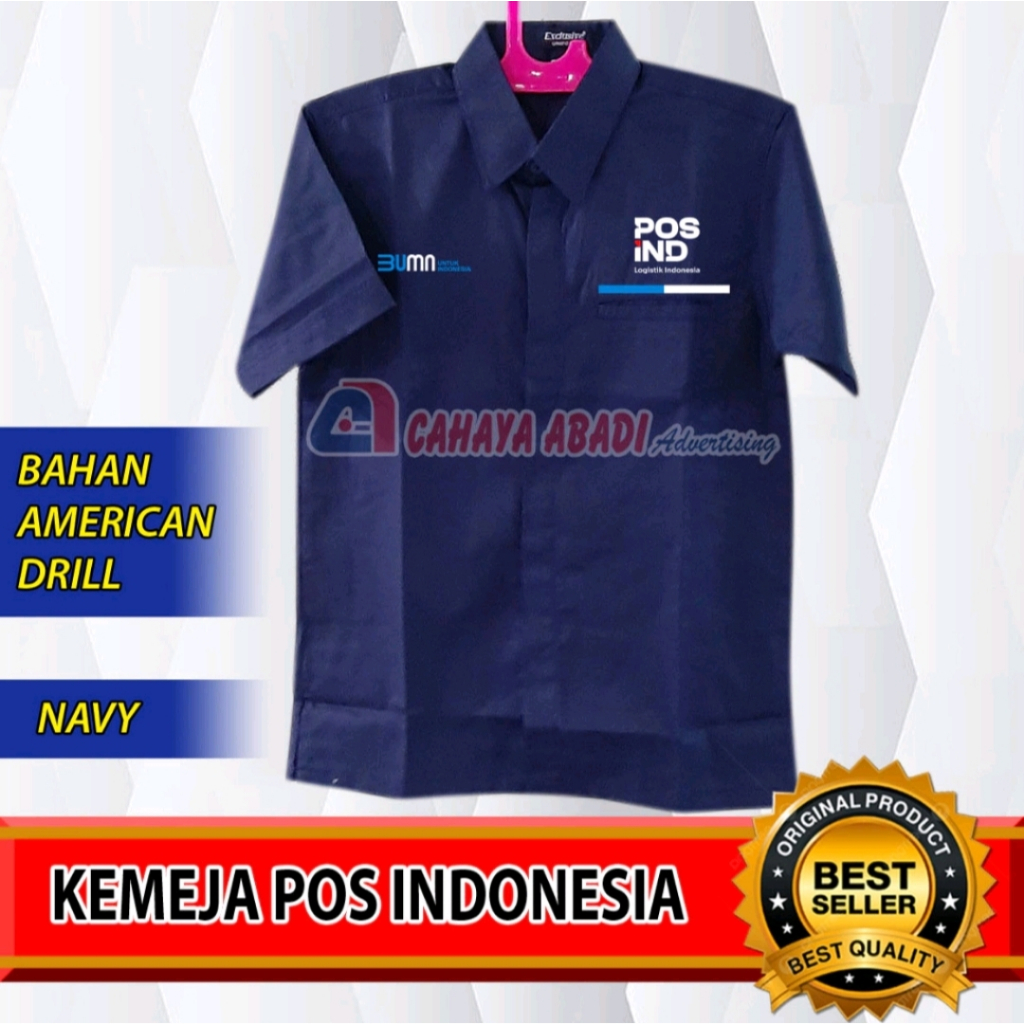 Kemeja BUMN Pos Indonesia Seragam BUMN Pos Indonesia Baju BUMN Pos Indonesia Terbaru