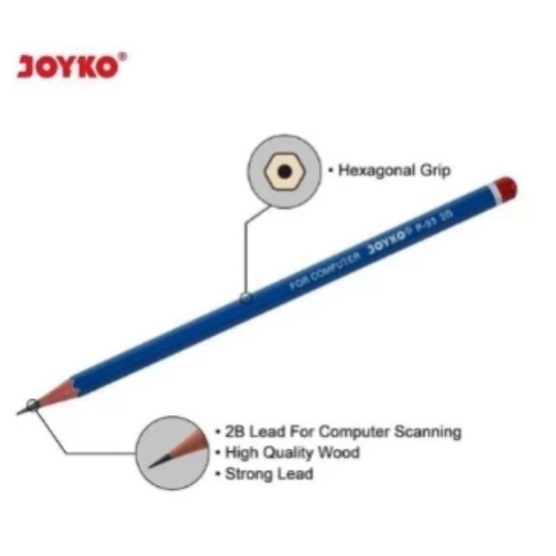 

( PER KOTAK ) Pensil 2B Joyko P-93