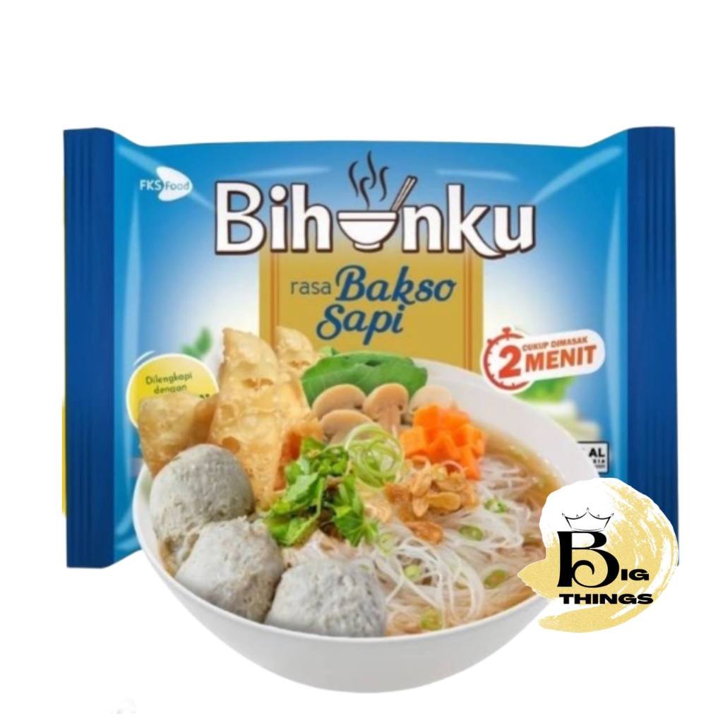 

Bihun Instan Bihunku Rasa Bakso Sapi 55gram