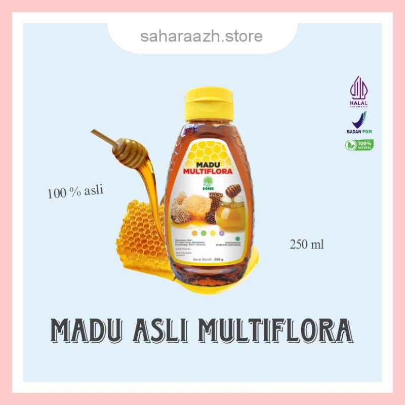 

Madu Asli multiflora hni HPAI 100% madu murni