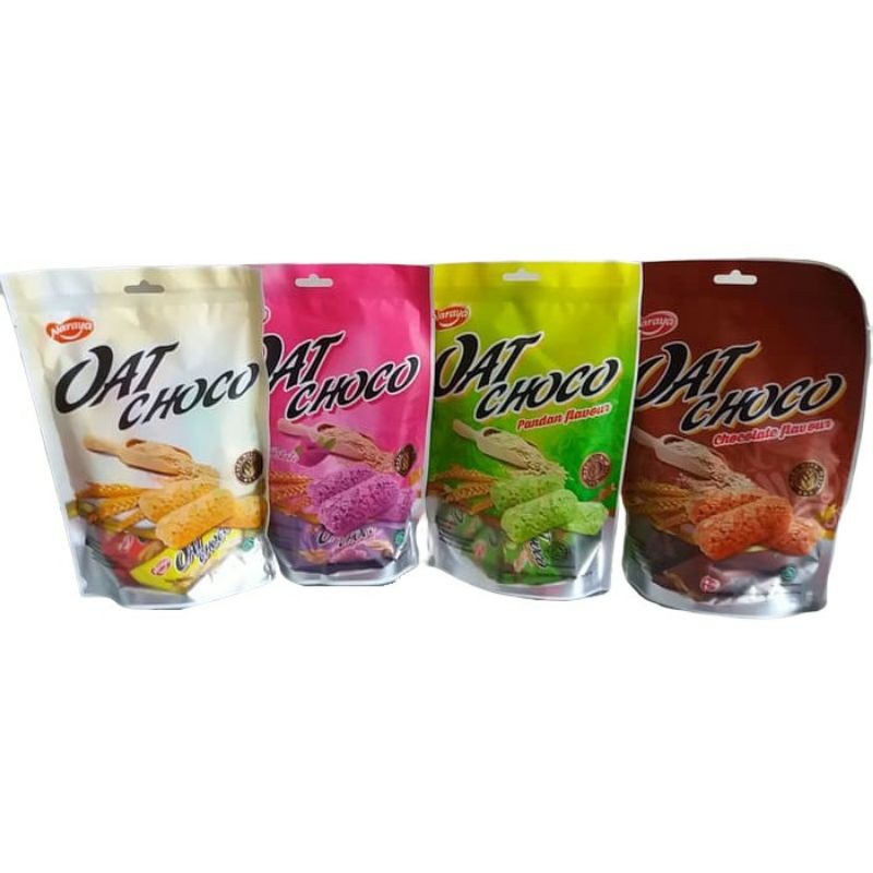 

Naraya Oat Choco Mini Rasa Original Strawberry Chocolate