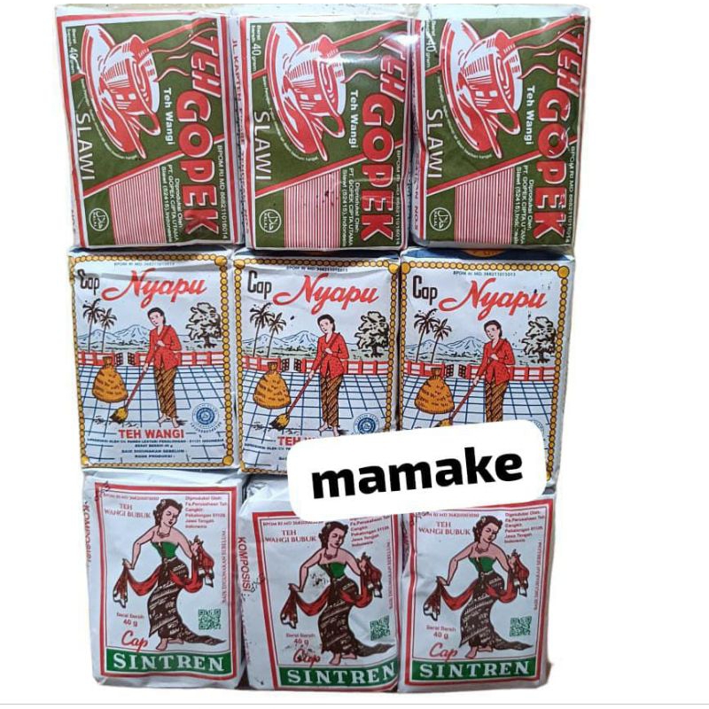 

3paket (27pcs) Teh Solo Berkualitas (9pcs Teh Nyapu, 9pcs Teh Sintren, 9pcs Teh Gopek)