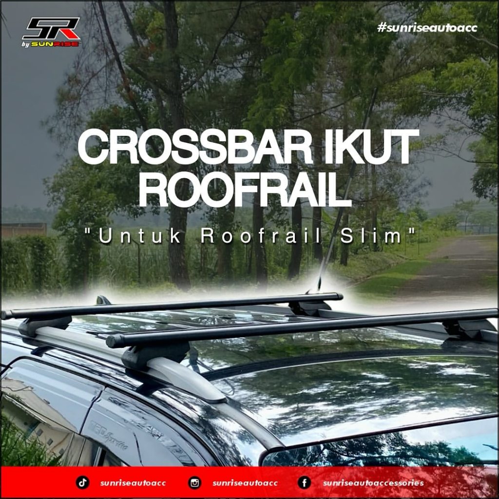 Crossbar Rhino Jepit Roofrail / Crossbar Roof Rail Rack