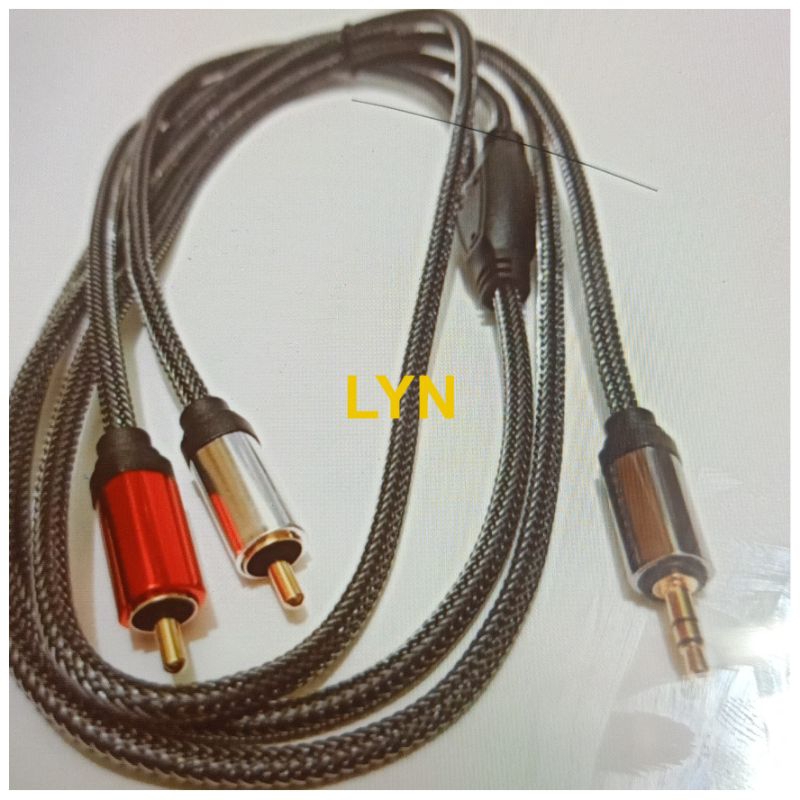 KABEL JACK MINI 3,5MM KE RCA UNTUK HP KE MIXER PANJANG 1 ,5 METER