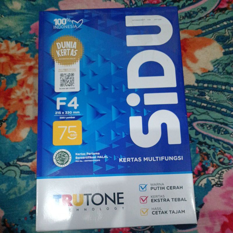 Kertas F4 Sidu75GSM