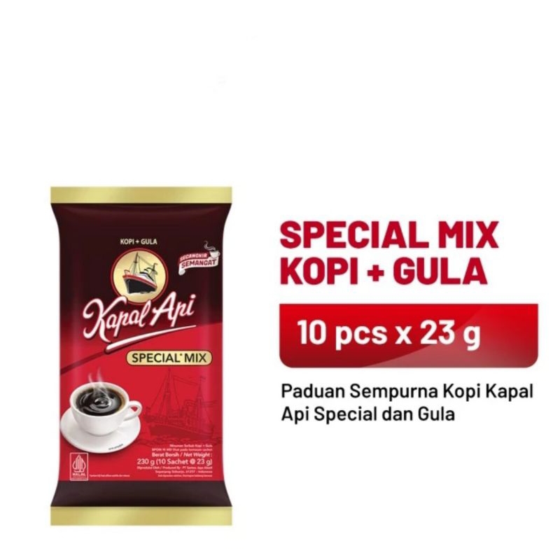 

Kopi Kapal Api Special Mix 230g (10 sachet @23 g)