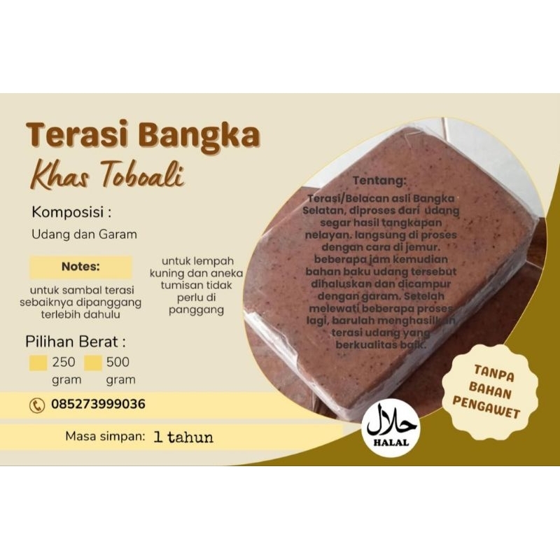 

Terasi Bangka Asli Toboali