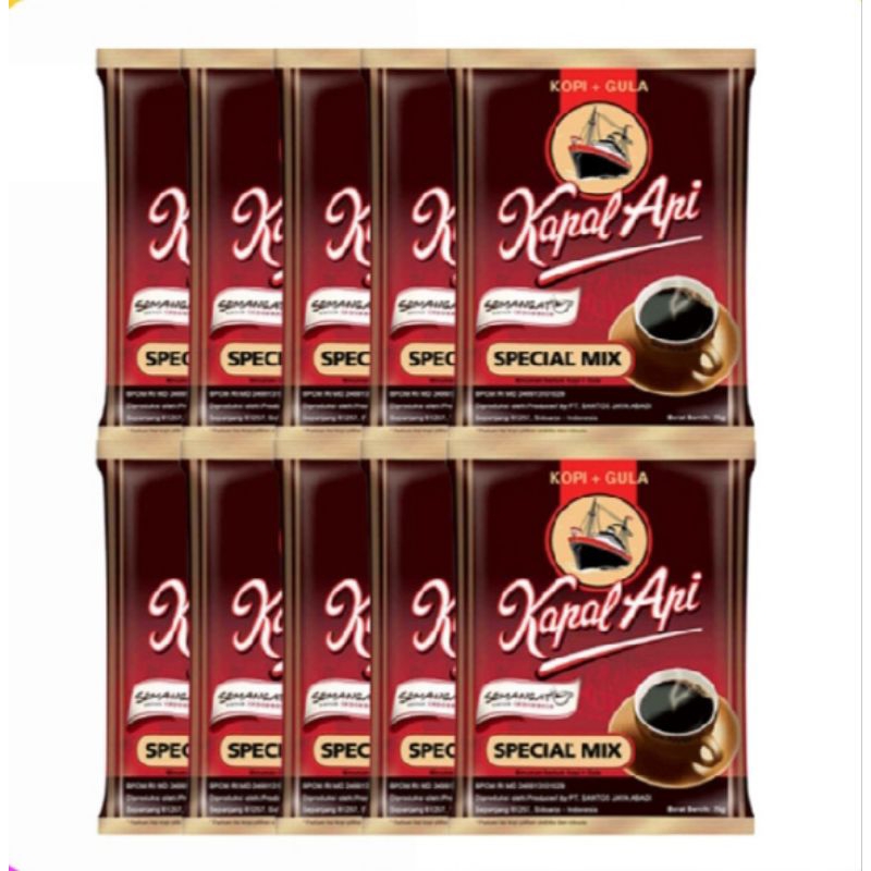 

kopi kapal api mix 1renceng 10pcs (23gr)